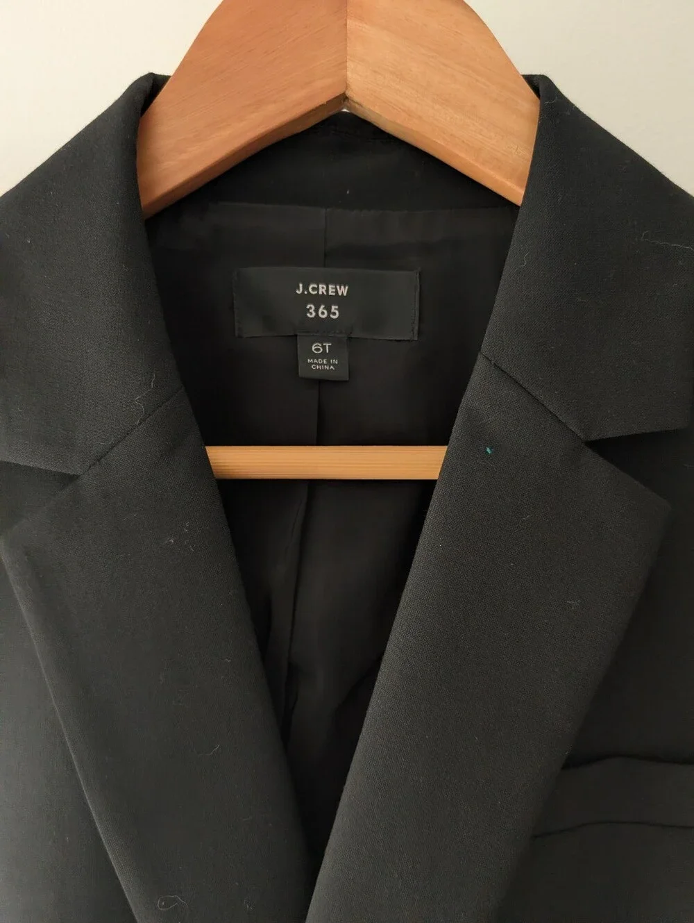 J. Crew Tall Slim Single-button Blazer in Everyday Wool, Black, 6T (Tall) - Picture 2 of 6